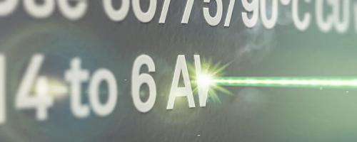 Gravure laser de plastique