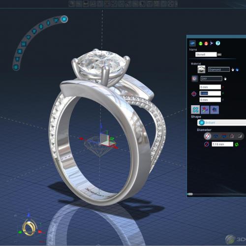 3Design Logiciel CAO entièrement dédié aux métiers de la bijouterie et de l'horlogerie